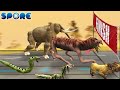 Animals and Horror Monsters Race | Animal vs Horror [S1] | SPORE