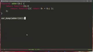 Study Notes: PHP Lexical Closure