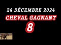 pmu quintÉ mardi 24 dÉcembre 2024 À vincennes rÉunion 1 course 6 du jour