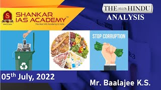 The Hindu Daily News Analysis || 5th July 2022 || UPSC Current Affairs || Prelims '22 & Mains '22