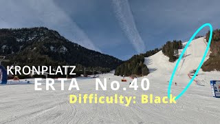 Kronplatz - Piste Erta No. 40 (Black) 🏂