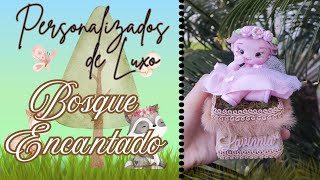 FAZENDO PERSONALIZADOS DE LUXO NO TEMA BOSQUE ENCANTADO | Caixa Acrílica Simples