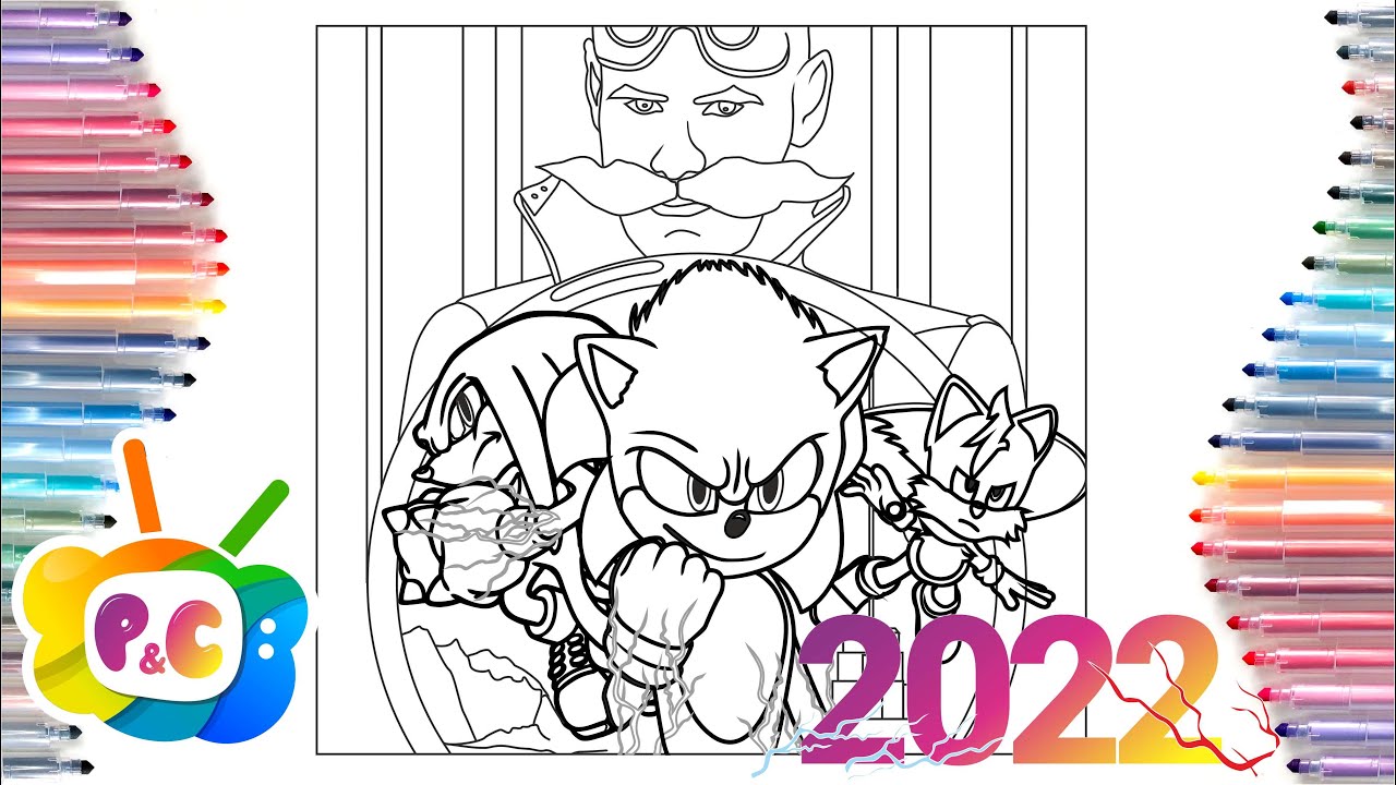 Sonic The Hedgehog 2 Pictures To Colour Infoupdate Org