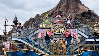 20220321 東京ディズニーシー ミニー\u0026フレンズのハーバーグリーティング :トータリー・ミニーマウス「トロピカルスプラッシュ」1回目 ピアッツァトポリーノ(ミキ広) 一列目より撮影