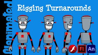 💥 Rigging a Full Turnaround in Adobe Animate 💥 Advanced SMR