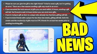 fortnite gifting system release date ba - is gifting out on fortnite season 7