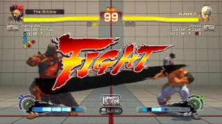 USFIV~ Akuma (eightgrade) vs  El Fuerte (chizuz) HD  H264 1080P