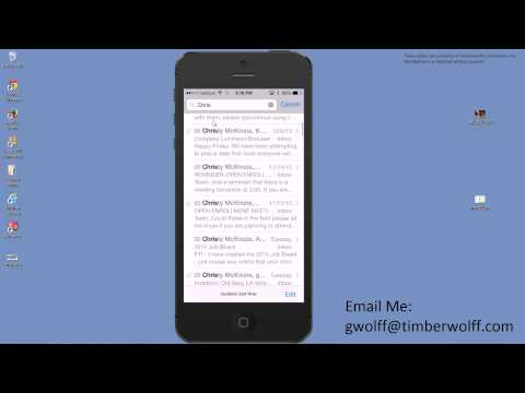 Searching Email on the iPhone Searching Email on the iPhone