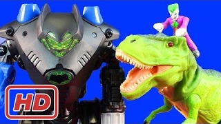 Animal Planet Remote Control T-Rex & Infrared Charging Triceratops Attack Imaginext Batman Batbot