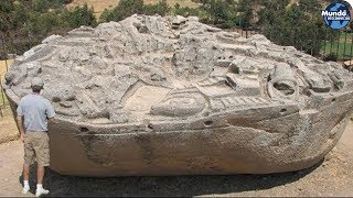 Pedra misteriosa no Peru: Mais estranho que o seu tamanho, só o que está gravado nela