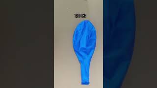 Latex Balloon Compared: 5 Inch vs. 24 Inch