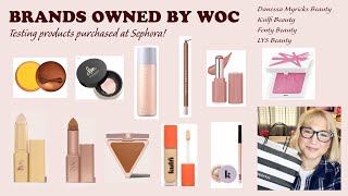 BRANDS BY WOC - TESTING NEW PRODUCTS! #newmakeup #makeupover40 #makeupover50