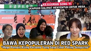 Mega Ukir Sejarah ! Ucapan Hang Song Yi Kejutkan Media Korea, Mega Akan Jadi Legenda Hidup Red spark