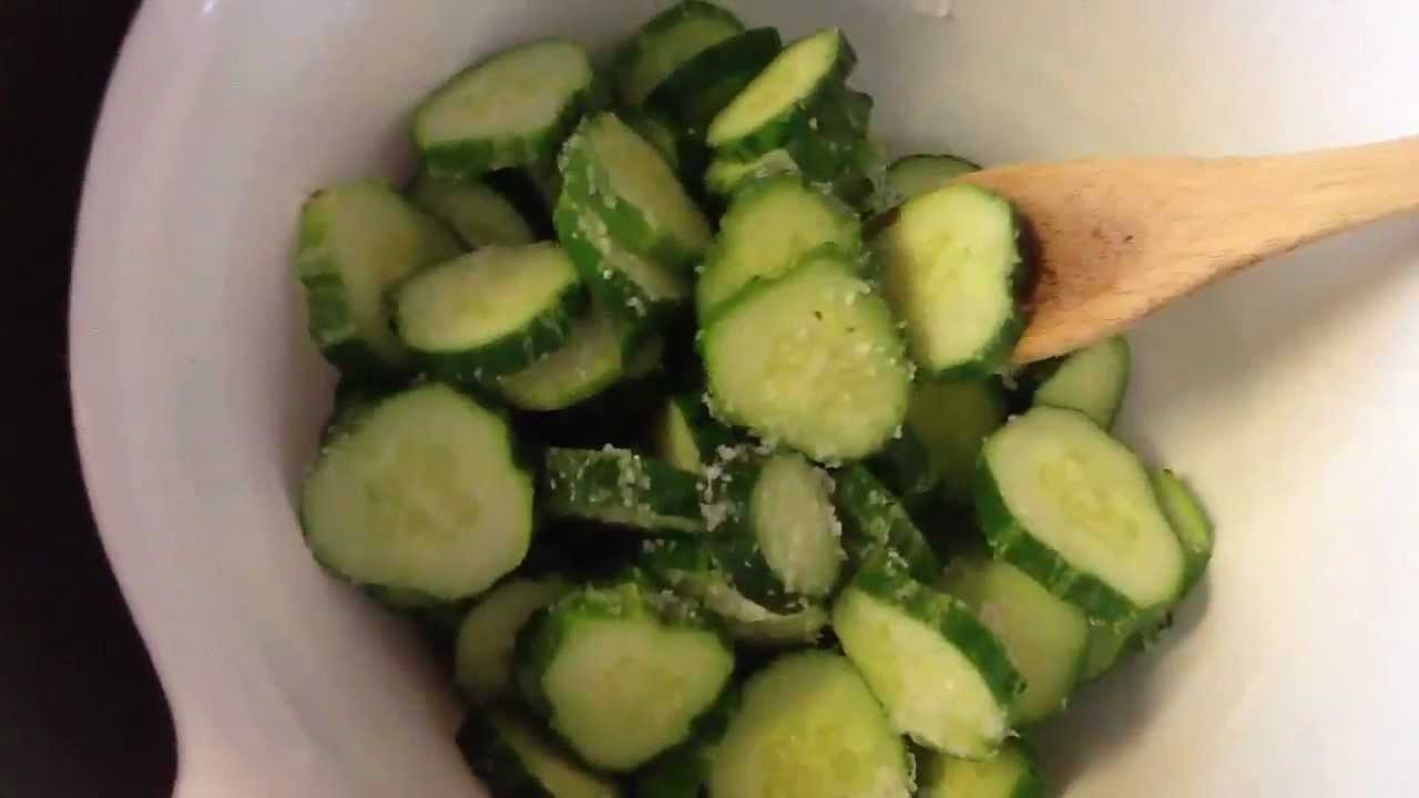 Cucumbers Easy Refrigerator Pickles Youtube