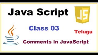 How to Write Comments in Java script Telugu | JavaScript Comments | VLR Training Class 03