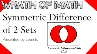 What is the Symmetric Difference of 2 Sets?