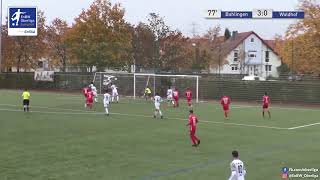 B-Junioren: 3:1 - Liam Gainey - Bahlinger SC - SV Waldhof Mannheim