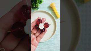 🤯 Make Flower with Marshmallow and jest jelly Candy #shorts #justjelly #chocolate #icecream #anaya