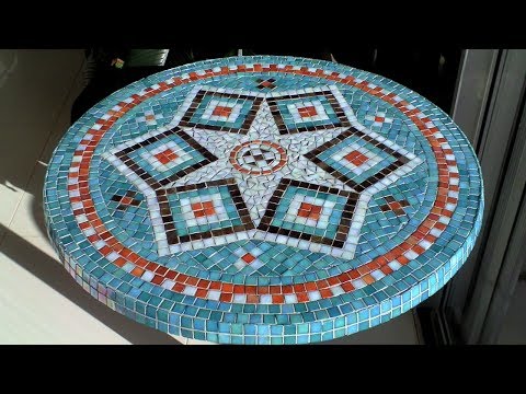 DIY Mosaic Garden Table | Design, Glue, Grout & Finish DIY Mosaic Garden Table | Design, Glue, Grout & Finish