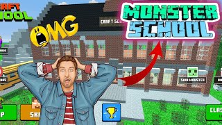 👾 craft school monster school games full gameplay video !!!
