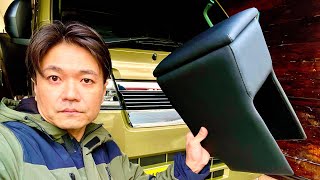 【HIJET TRUCK ジャンボ 専用アームレスト】装着してみた