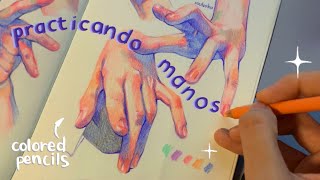 *. dibujando manos ･ﾟ* cómo boceteo y pinto + consejos para colorear