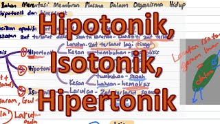 Larutan hipotonik, hipertonik, isotonik | Biologi T4