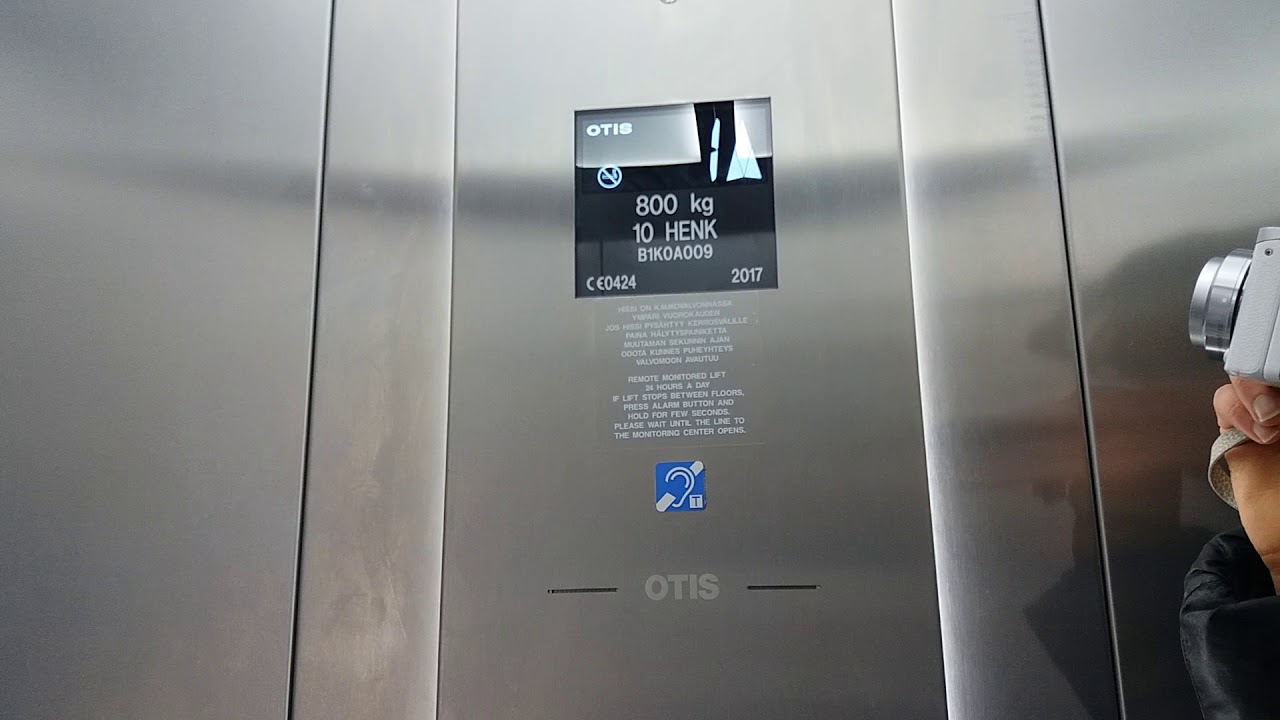 Boring 2017 Otis Gen2 Mrl Traction Elevator At Valtion Virastotalo