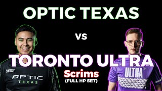 Optic Texas Vs Toronto Ultra (  FULL HARDPOINT Scrims ) Watchthrough and Breakdowns!