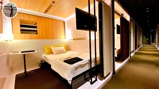 Capsule Hotel Tour Experience IN Kansai Airport,Osaka,Japan🇯🇵.First Cabin Hotel.ファーストキャビン大阪関西空港.