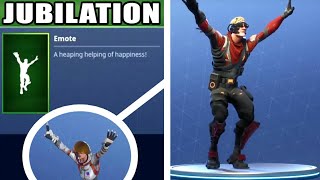 Fortnite Jubilation NEW EMOTE!!