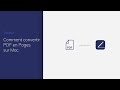 PDF-Dateien mit PDFelement auf dem Mac in Pages konvertieren
