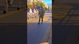 Greek Guard 💂‍♀️ Sunday Parade athensgreece 🇬🇷 #travel #europeancapital #greek