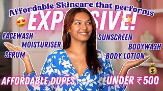 Affordable Skincare that performs EXPENSIVE!✨💸 | Mostly UNDER ₹500 | Sarah Sarosh