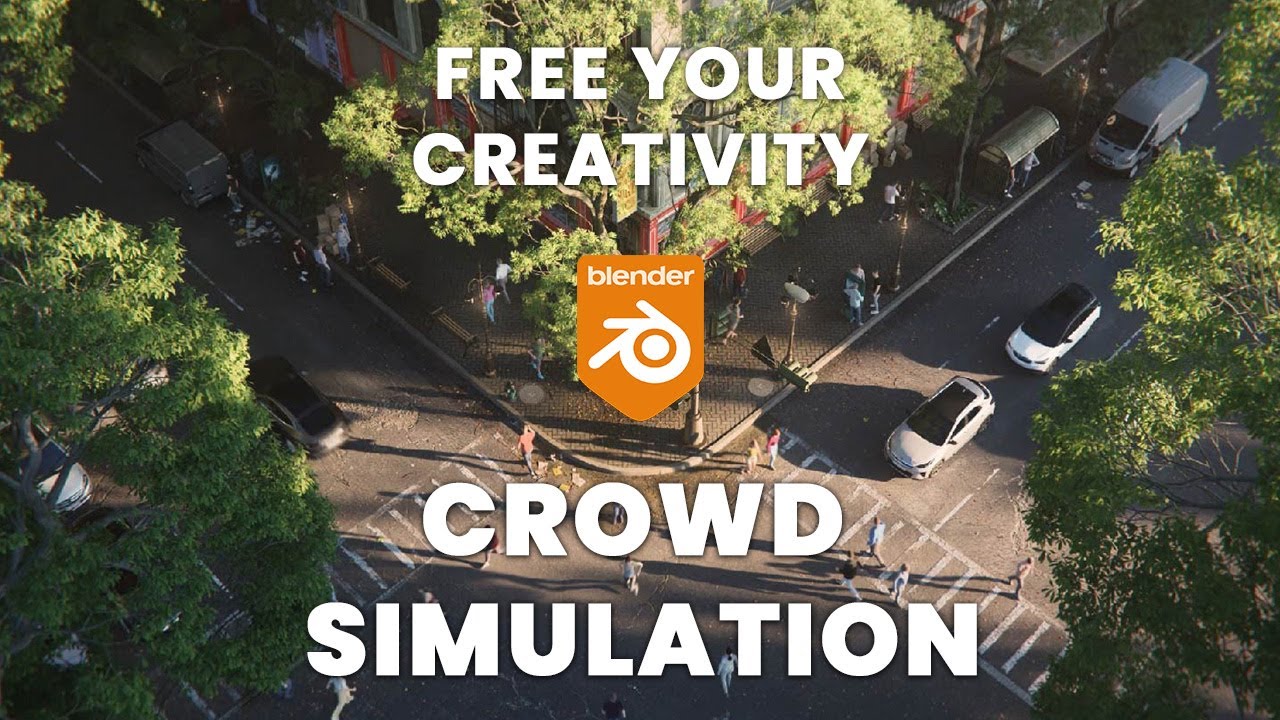 Simulate Beautiful Crowds In Blender Population Addon Youtube