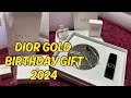 Dior Gold Birthday Gift 2024 🎁- Am I the first one to receive this gift? 🧐