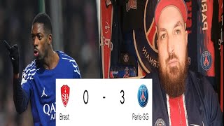 BREST-PSG 0-3 BARRAGES ALLER DE LDC : \