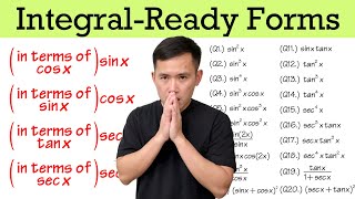 Trigonometric integrals: integral-ready forms (calculus 2)