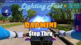 Radmini Step Thru Lighting Fast