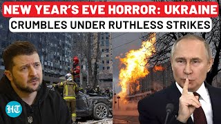 Ukraine's 2025 Hellfire: 100 Russian Killer Drones Shatter New Year’s Eve | Kyiv in Flames | Watch