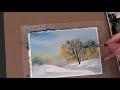 winter ❄️ watercolor postcards tutorial