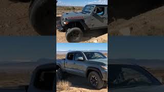 Total Surprise! Off Road Comparison - Long Bed Taco vs Jeep Gladiator Mojave