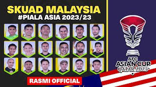 RASMI! Senarai Akhir 26 Pemain Skuad Harimau Malaya di Piala Asia 2023