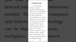 IT Applications