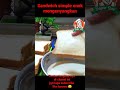 Cemilan tersimpel terenak mengenyangkan bisa di Frozen pula  #sanwich  #shorts #short #viral