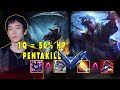 SALLY GET PENTAKILL WITH MONSTER KARTHUS AT DIAMOND ELO