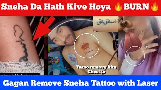 Sneha Ne ਕੀਤਾ Gagan da💔 Tatoo Remove? Gagan lally Sneha Fight Break Up😳 Controversy @GAGANLALLYVLOGS