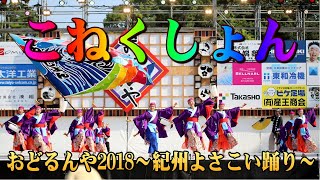 【こねくしょん】おどるんや2018～紀州よさこい踊り～砂の丸演舞場