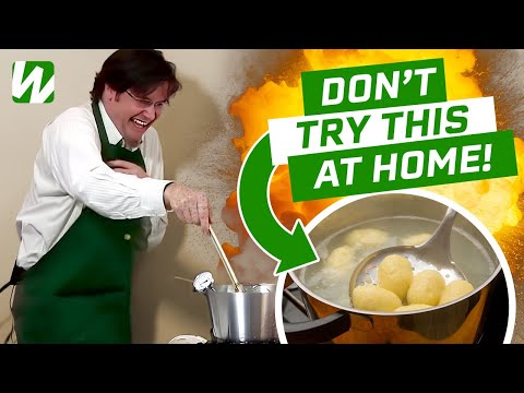 Why does fried gnocchi explode?