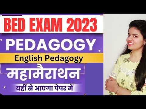 Pedagogy Of English Complete Revision | B.Ed 1st Semester/Year Classes ...